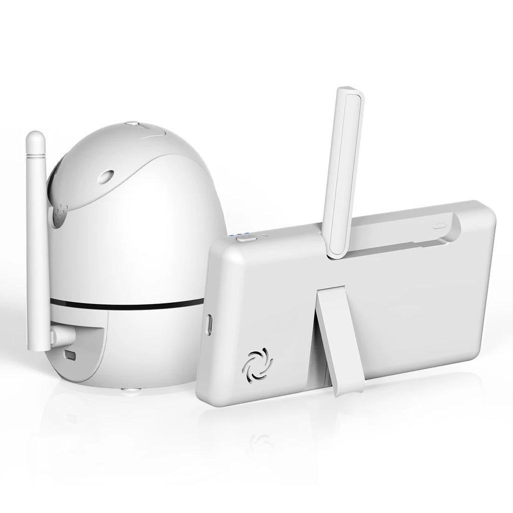 720P Pan-Tilt Baby Monitor with 5” Screen & Two-Way Audio