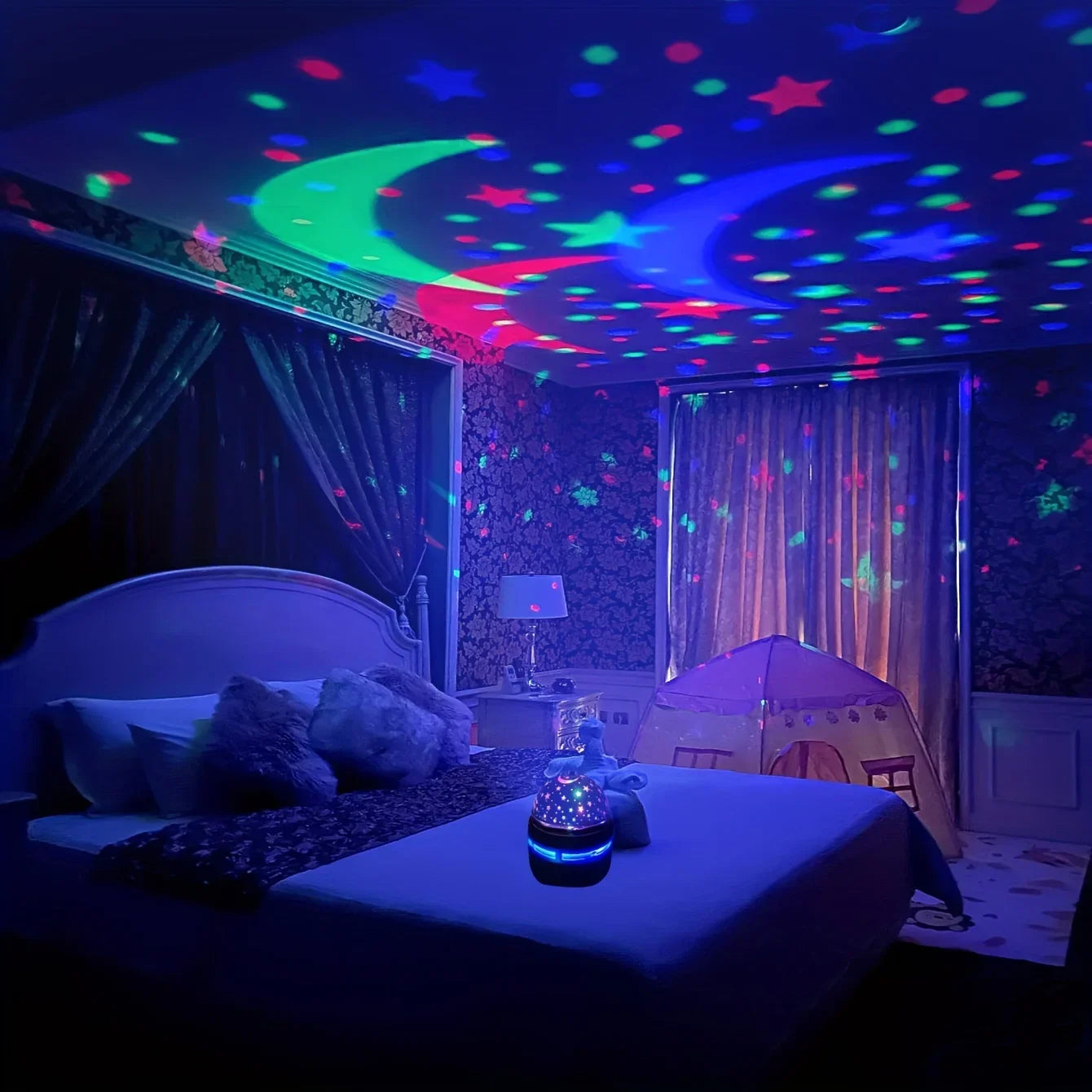 LED Starry Sky Projector Lamp for Home & Room Atmosphere